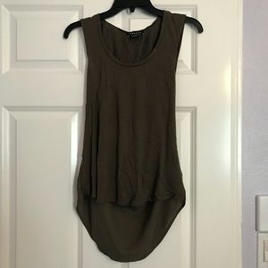 Olive open back Nordstrom tank top!